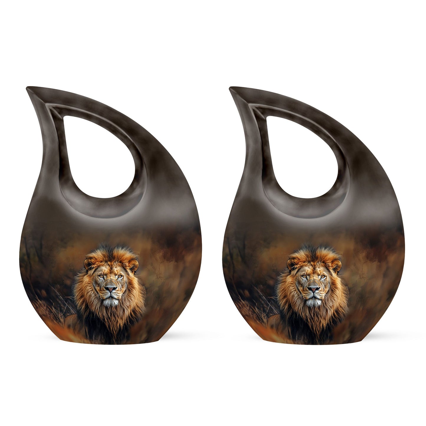 10 Inch Lion themed Cross Drop design