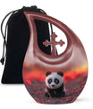 Panda Memorial Urn - Large Cremation Urns For Women Ashes