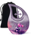 Medium-sized Panda Urn with Cross Drop design