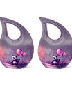 Medium-sized Panda Urn with Cross Drop design