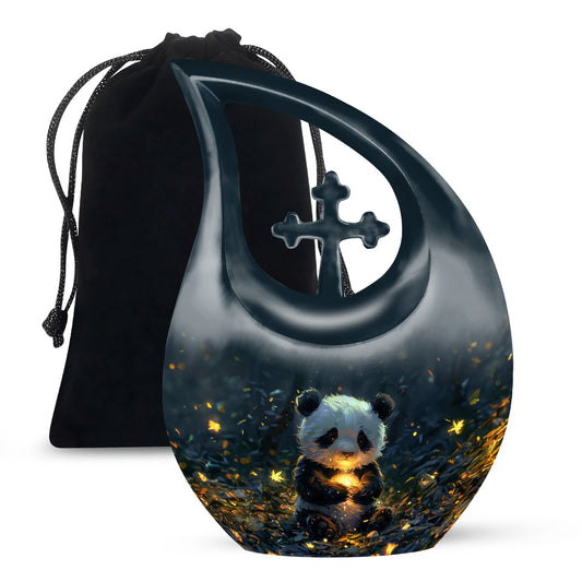 10-inch Panda Themed Cross Drop Design 