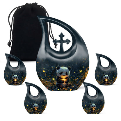 10-inch Panda Themed Cross Drop Design 