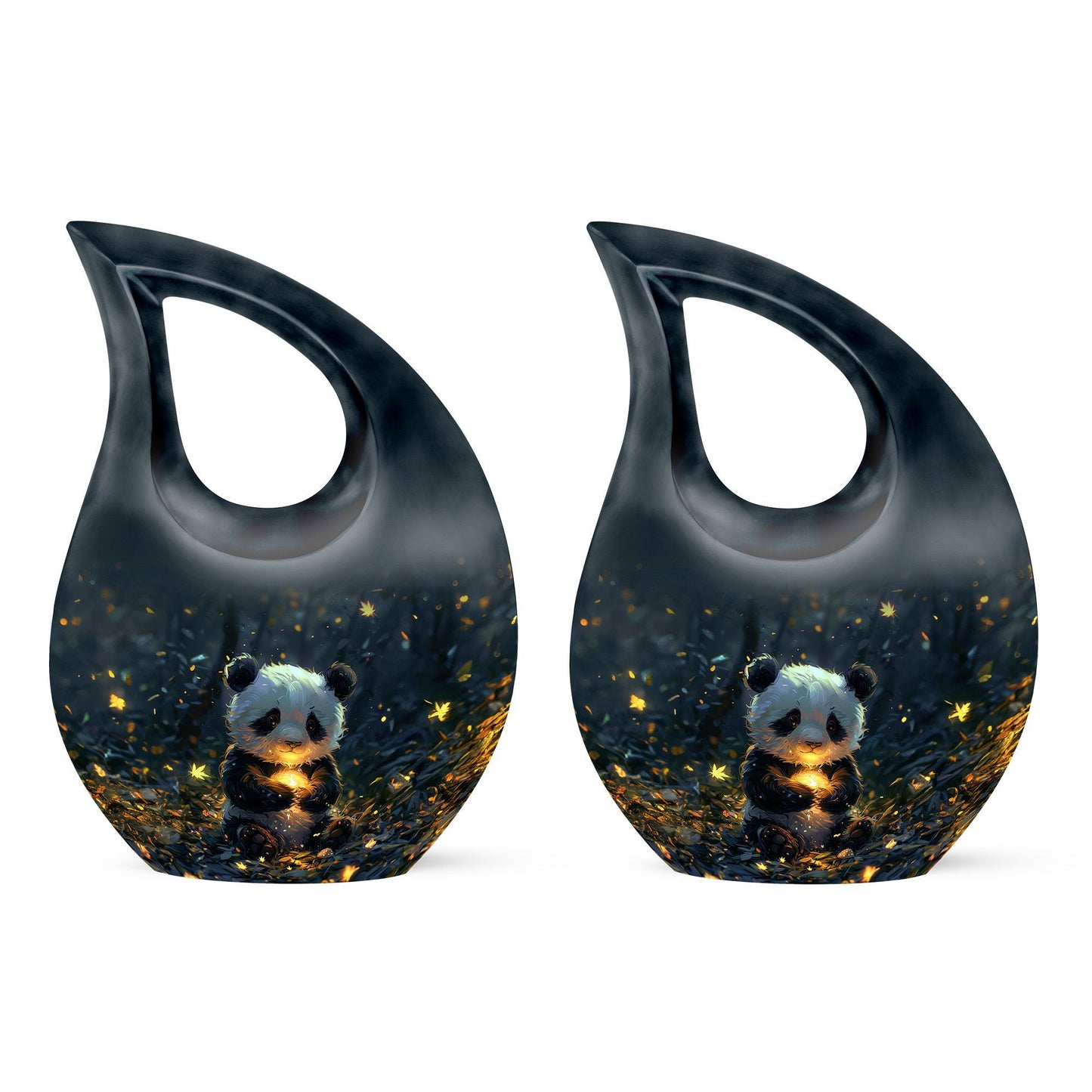 10-inch Panda Themed Cross Drop Design 