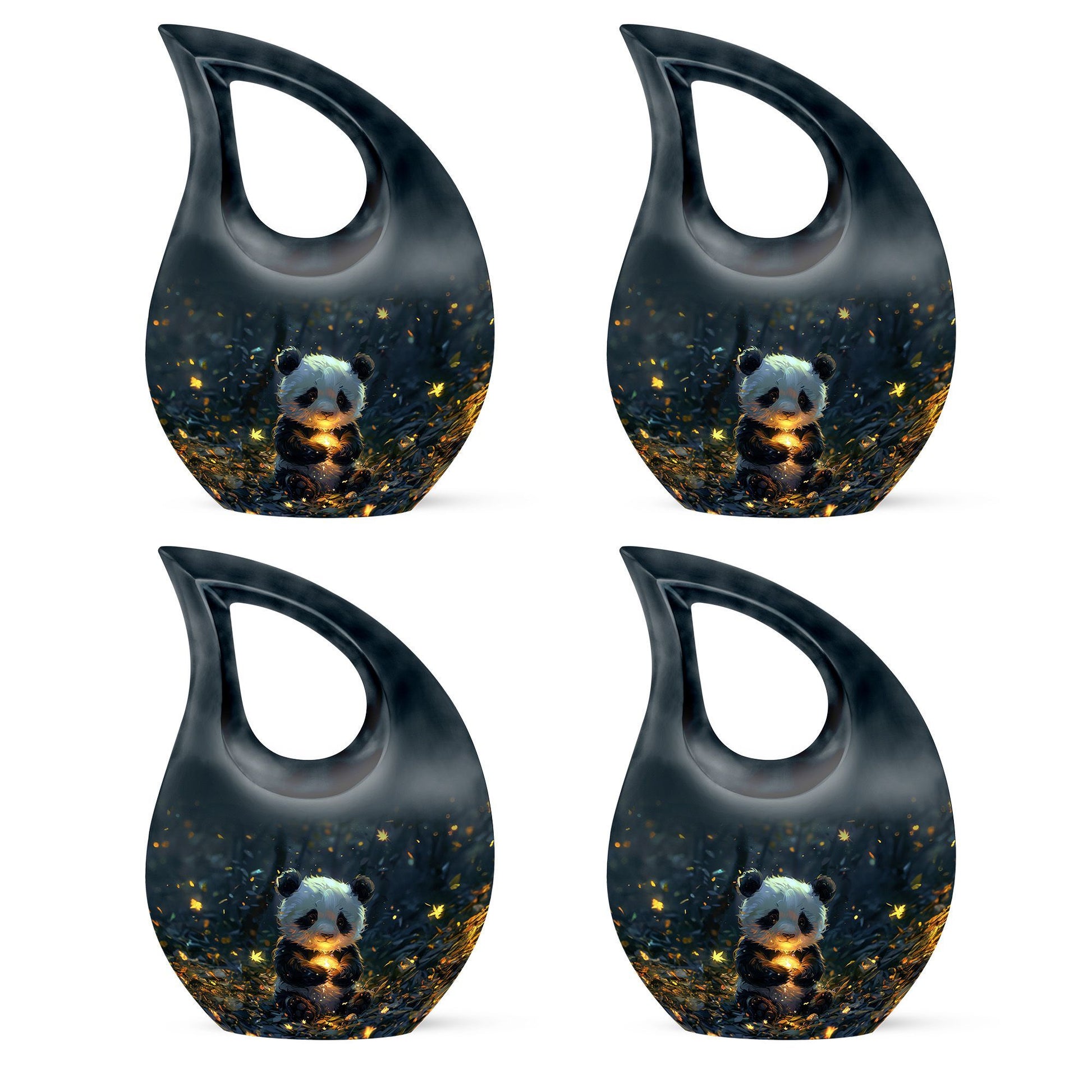 10-inch Panda Themed Cross Drop Design 