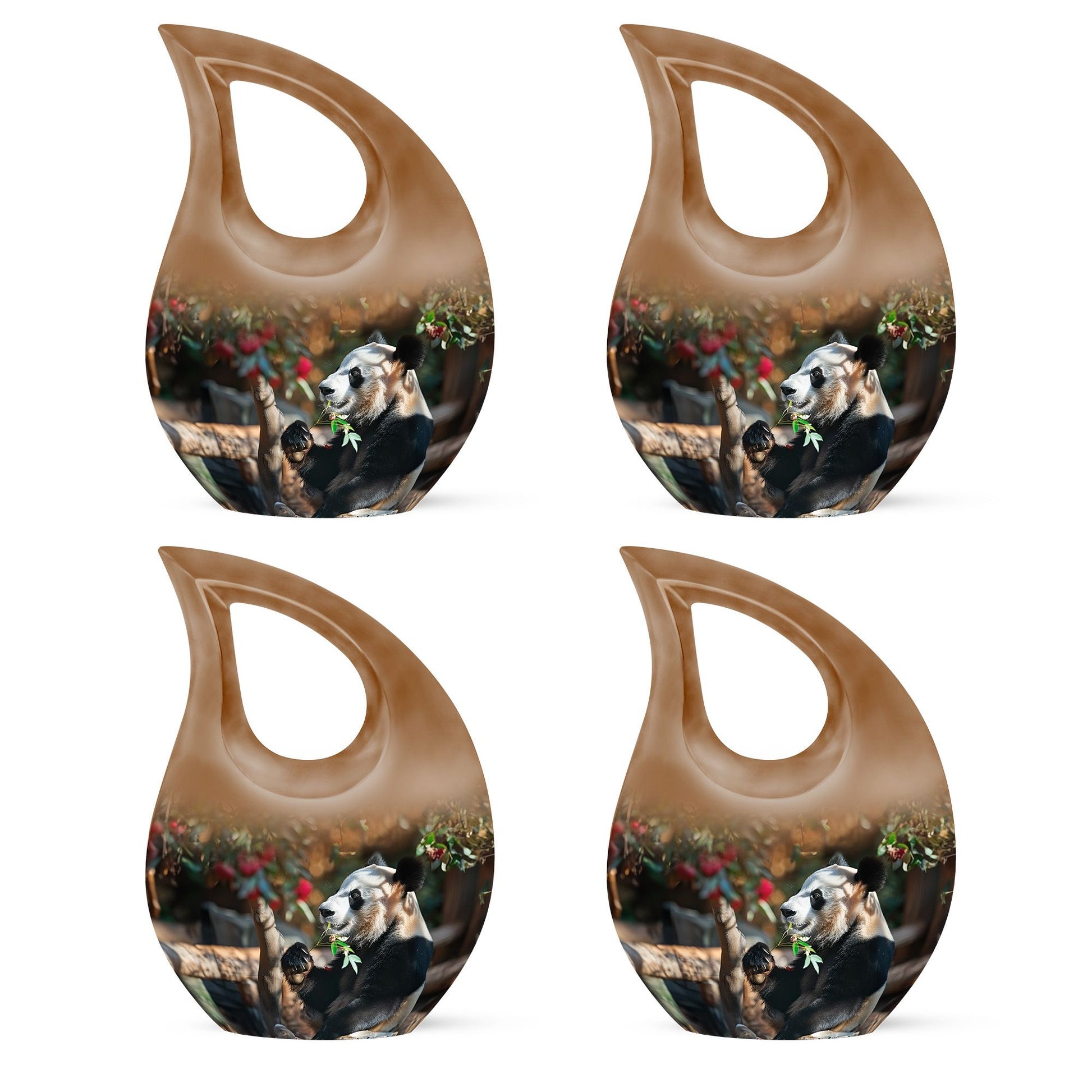 Panda Theme 3 Inch Keepsake Pack of 4