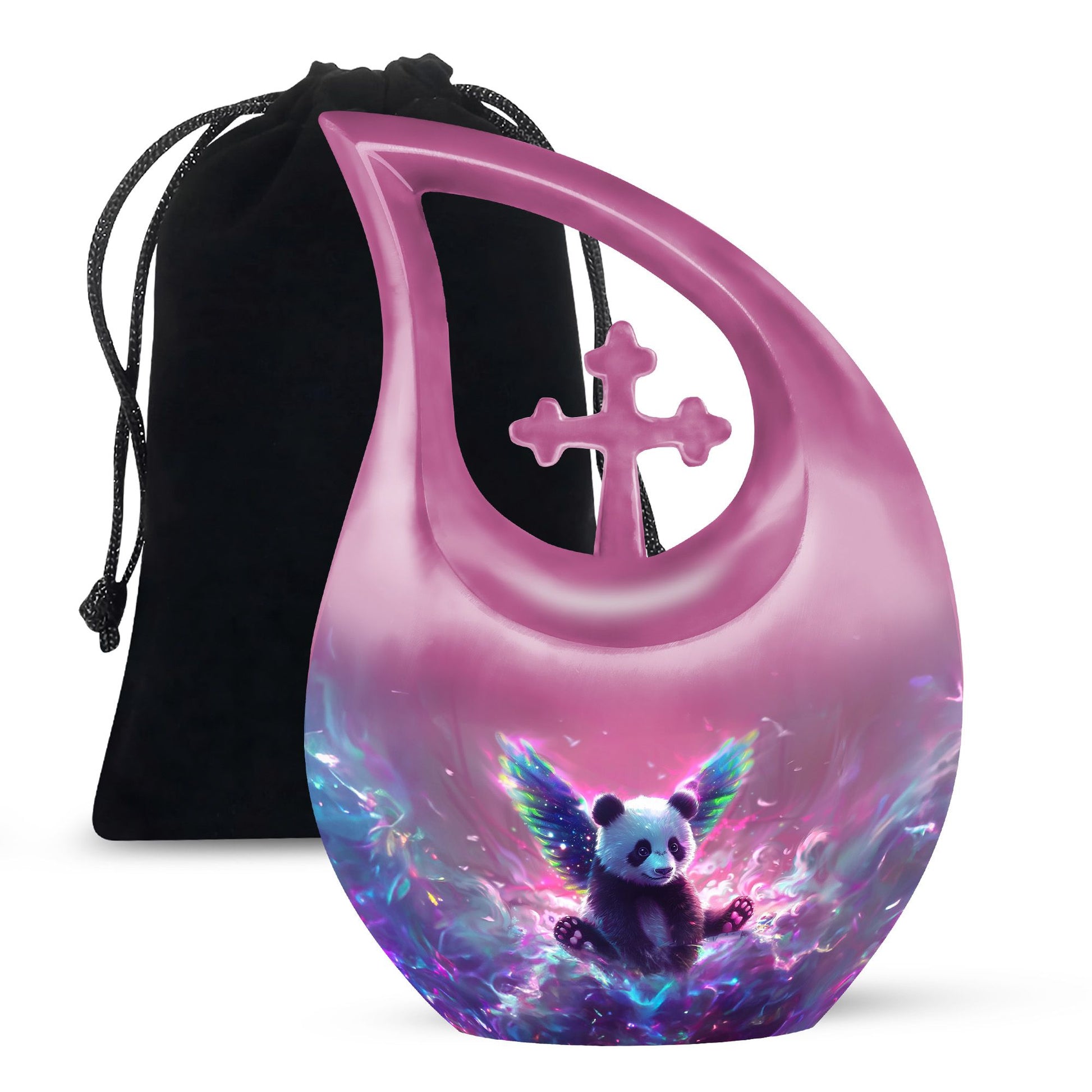 Panda Theme Large Urn 10 Inch