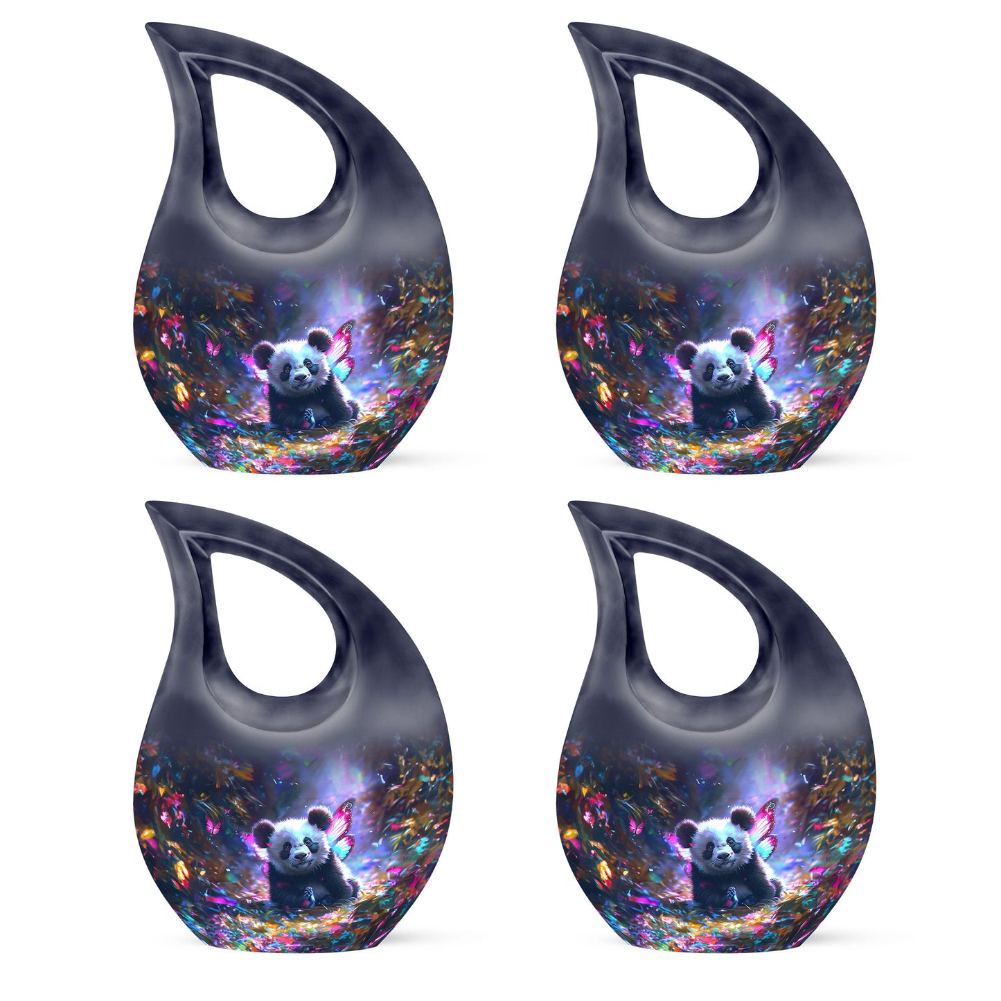 Panda Theme 3 Inch Keepsake Pack of 4