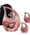 Panda Cremation Urn - Small Memorial Urn for Adult Human Ashes
