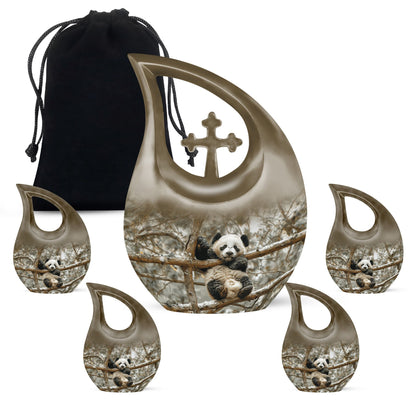 Personalized Panda Cremation Urn for Human Ashes - Yatskia