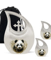 Panda Theme Large Urn With 2 Keepsake Urn