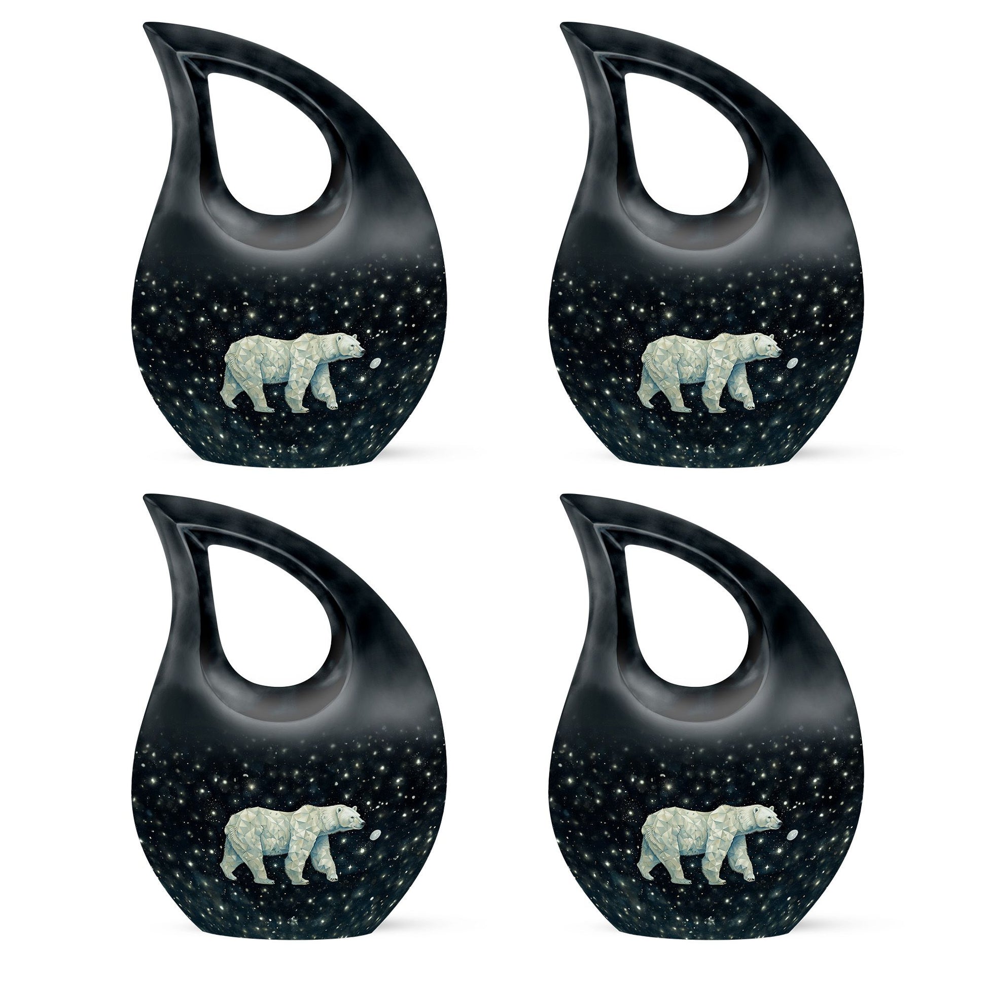 Polar Bear Theme 3 Inch Keepsake Pack of 4