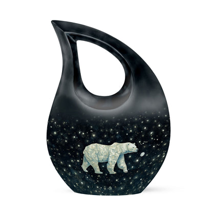 10 inch Polar Bear Urn