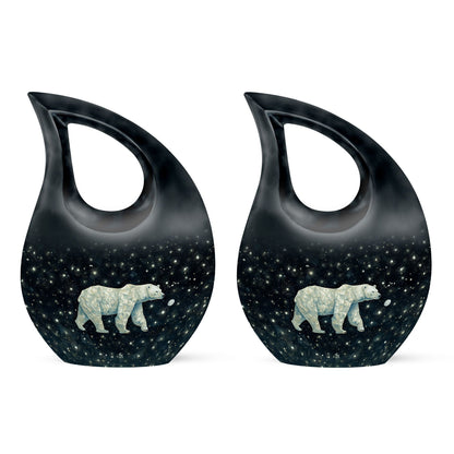 10 inch Polar Bear Urn