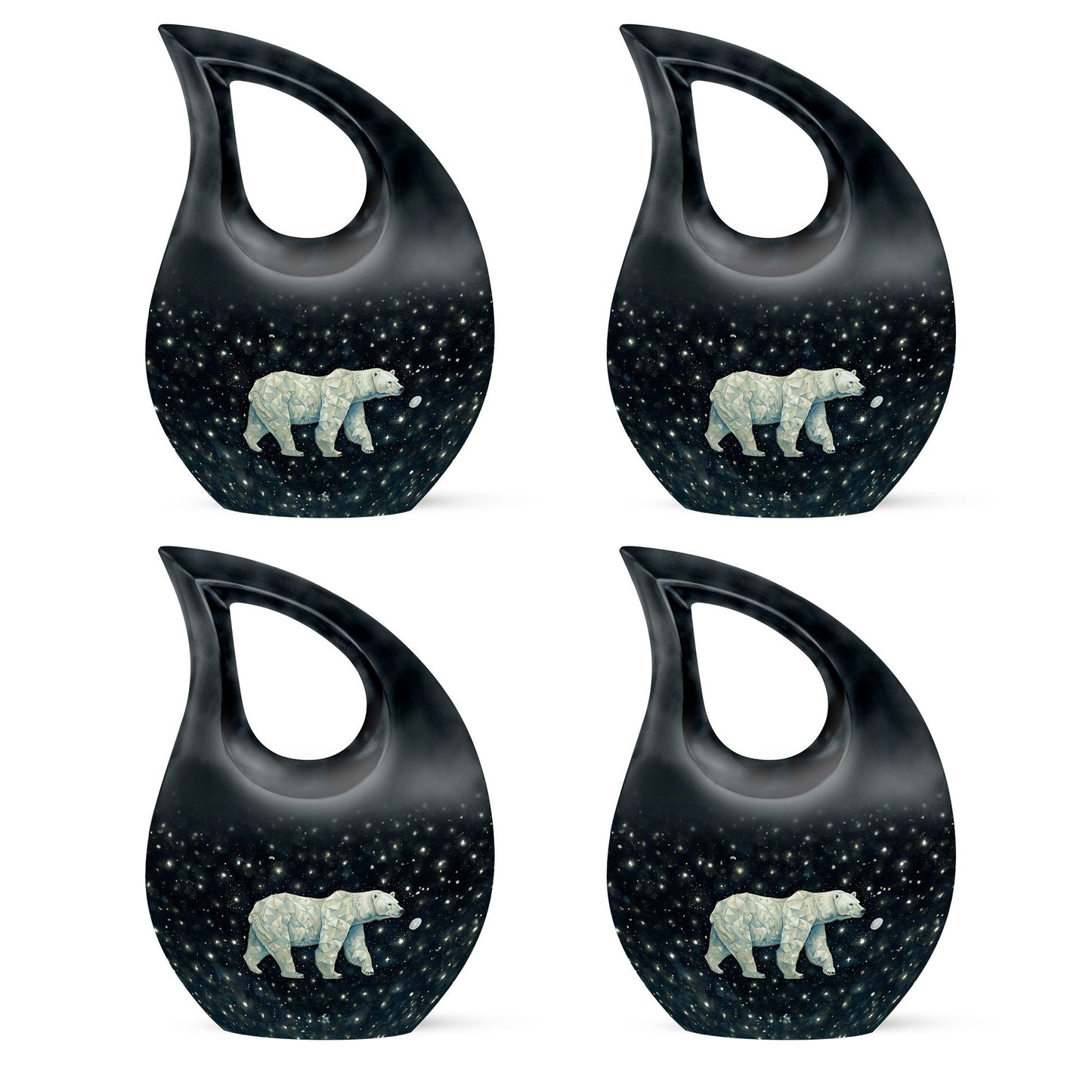 10 inch Polar Bear Urn