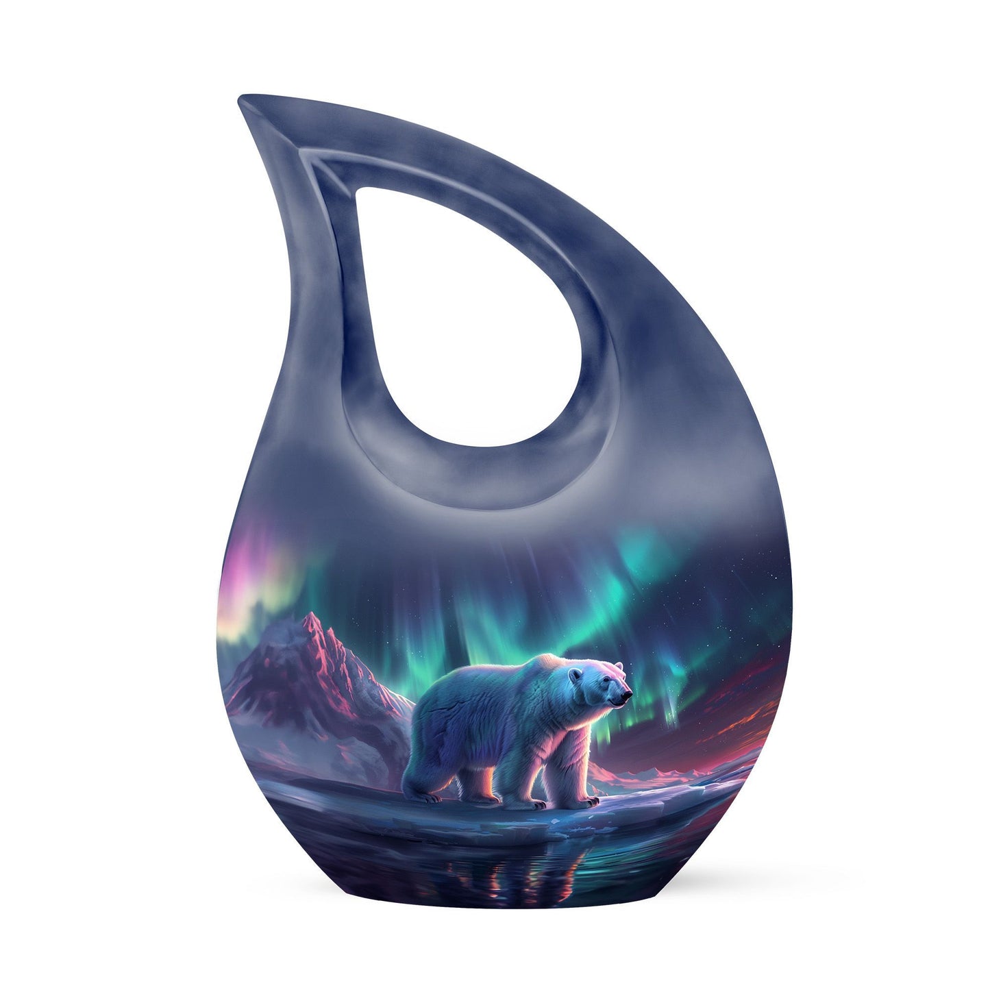 Affordable 10-inch Polar Bear Urn