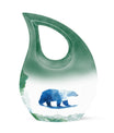 10-inch Polar Bear Memorial Urn for Ashes