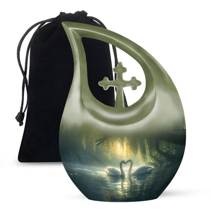 Personalized Bird Cremation Urn for Adult - 10-inch, 200 cu in - Yatskia