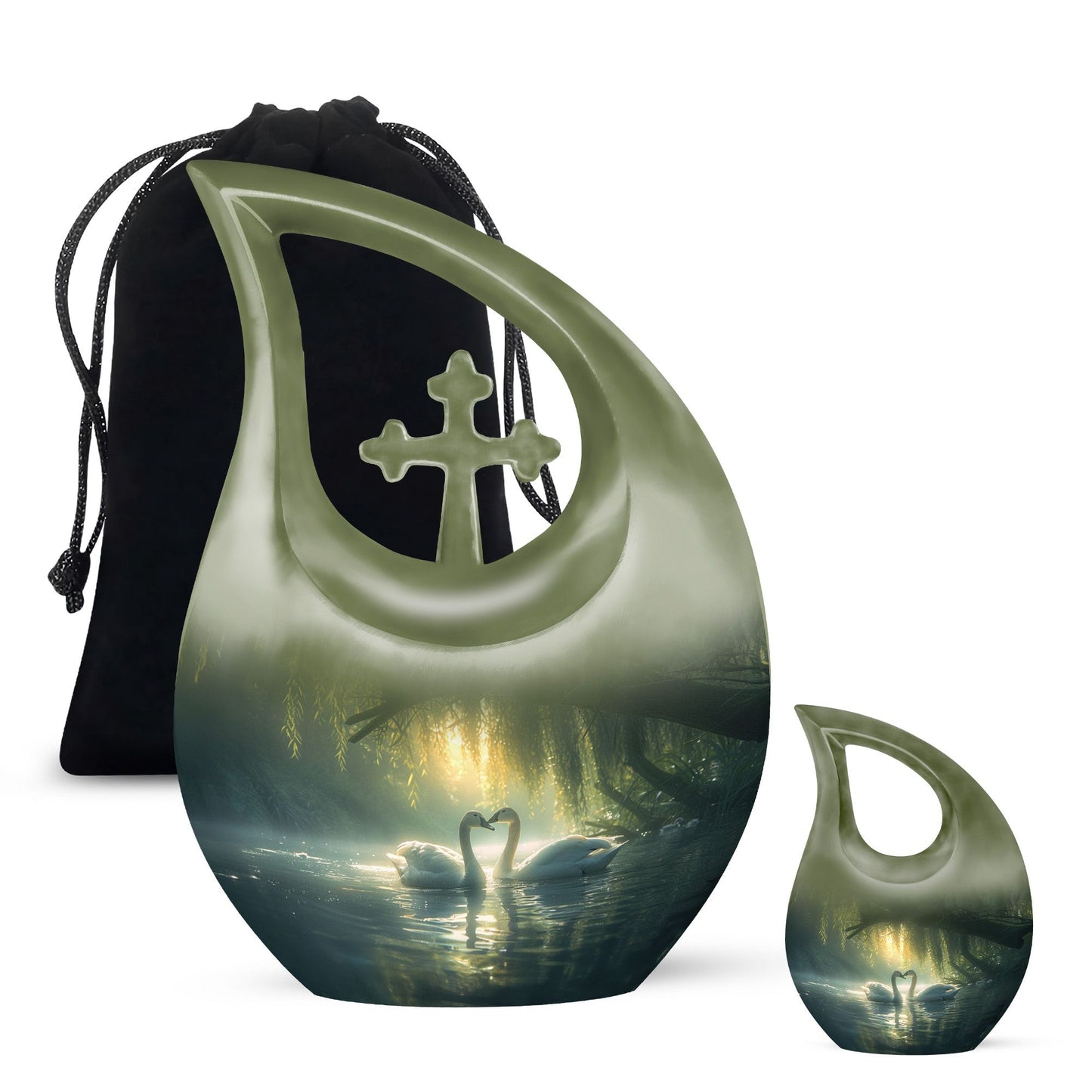 Personalized Bird Cremation Urn for Adult - 10-inch, 200 cu in - Yatskia