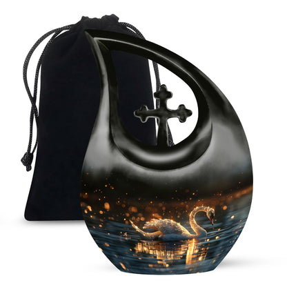 Personalized Bird Cremation Urn for Adult - 10-inch, 200 cu in - Yatskia