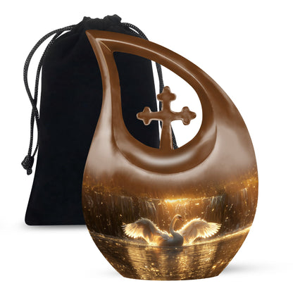 Personalized Bird Cremation Urn for Men & Women - 10-inch, 200 cu in - Yatskia