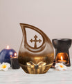 10-inch Swan Cremation and Burial Urn.