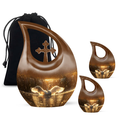 Personalized Bird Cremation Urn for Men & Women - 10-inch, 200 cu in - Yatskia
