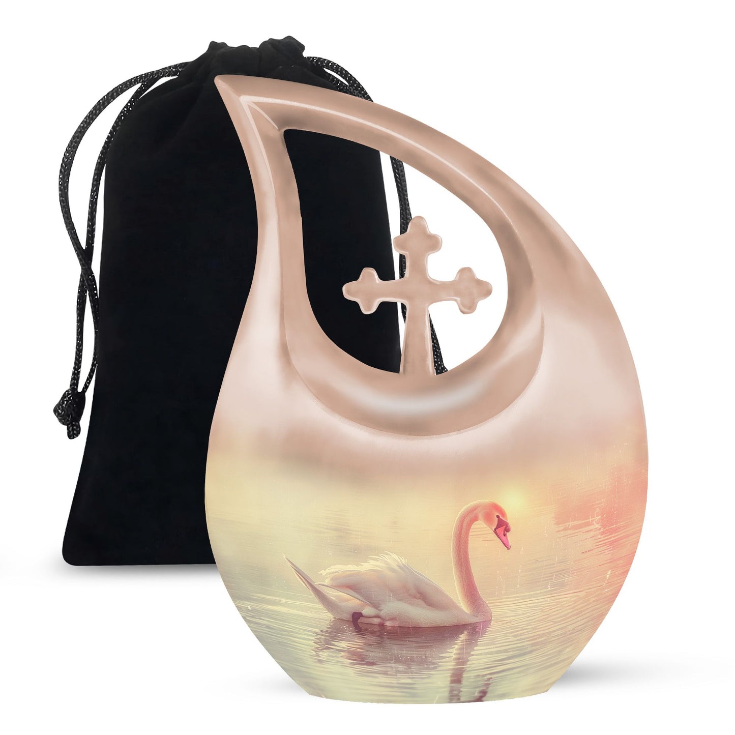 Personalized Bird Cremation Urn for Mom - 10-inch, 200 cu in - Yatskia
