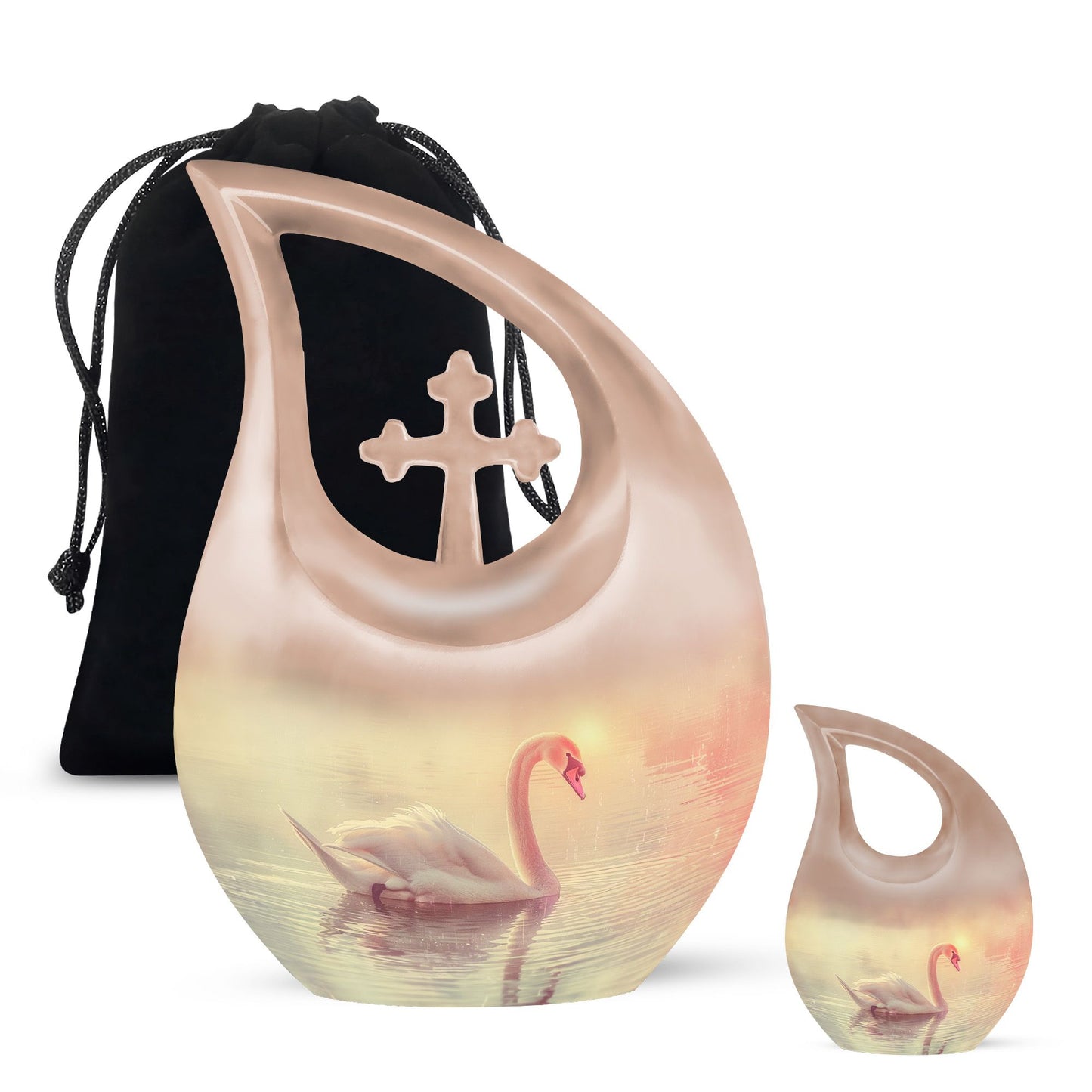 Personalized Bird Cremation Urn for Mom - 10-inch, 200 cu in - Yatskia