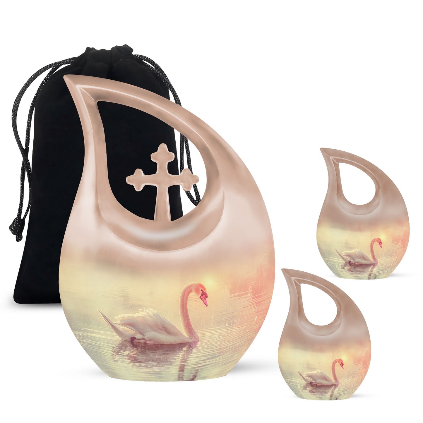 Personalized Bird Cremation Urn for Mom - 10-inch, 200 cu in - Yatskia