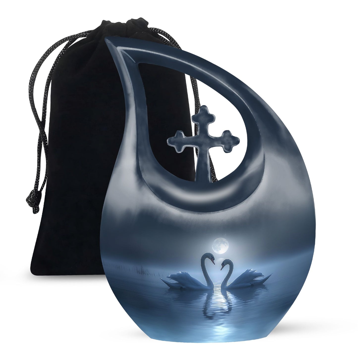 Personalized Bird Cremation Urn for Human Ashes - 10-inch, 200 cu in - Yatskia