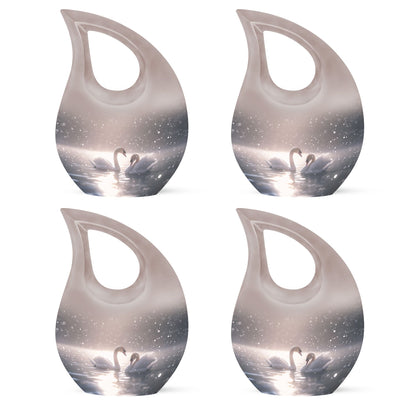 Swan Theme 3 Inch Keepsake Pack of 4
