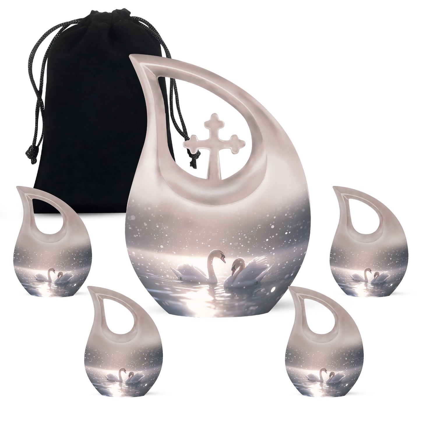 Personalized Bird Cremation Urn for Men & Women - 10-inch, 200 cu in - Yatskia