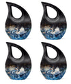 Swan Theme 3 Inch Keepsake Pack of 4