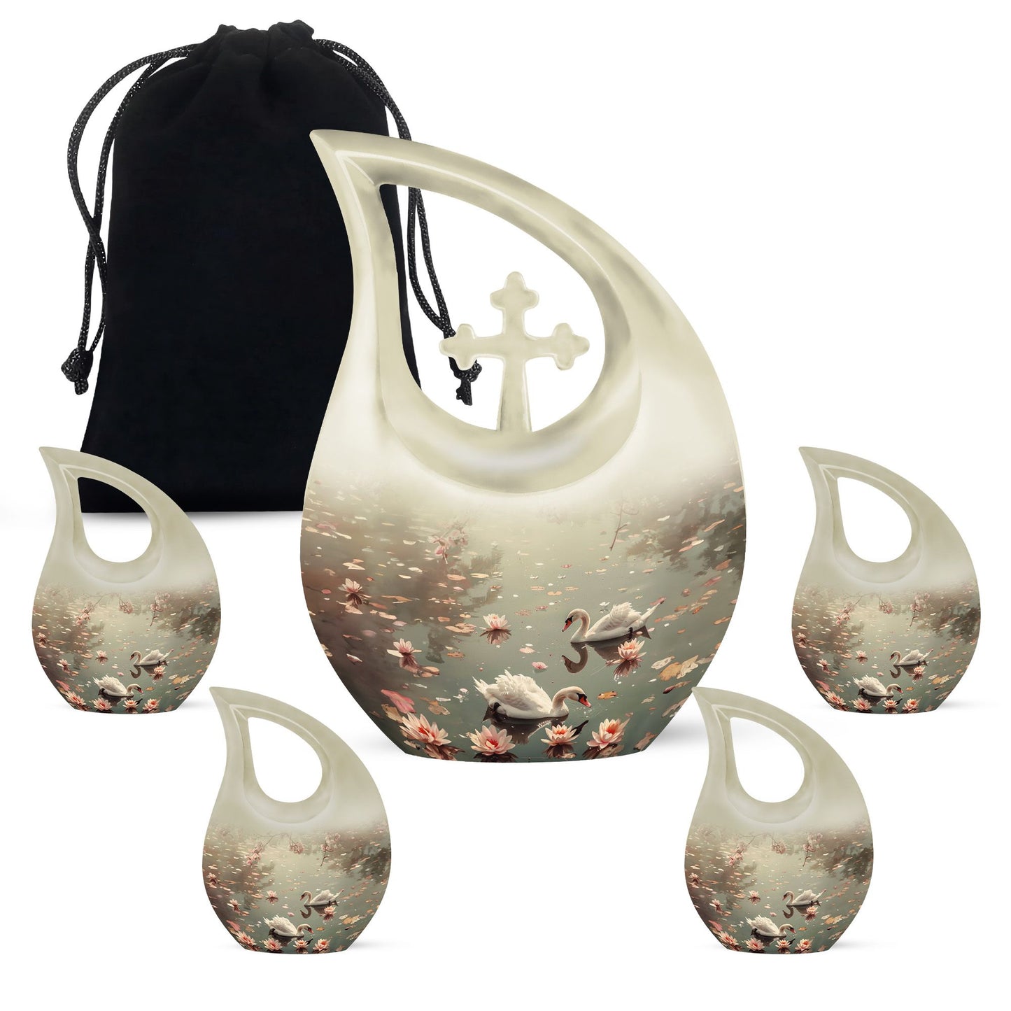 Personalized Bird Cremation Urn for Human Ashes - 10-inch, 200 cu in - Yatskia
