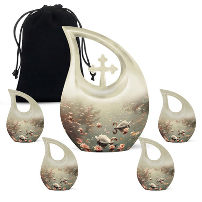 Personalized Bird Cremation Urn for Human Ashes - 10-inch, 200 cu in - Yatskia
