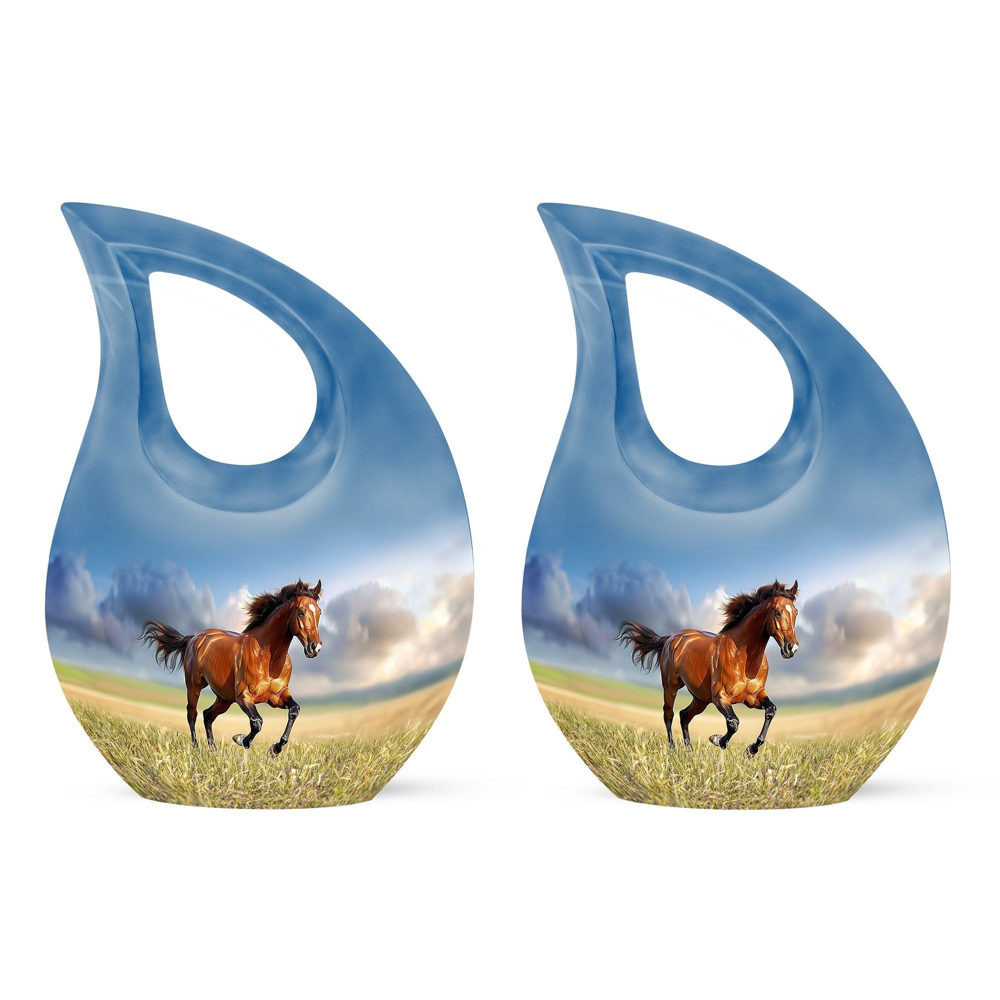 10-inch Running Horse urn