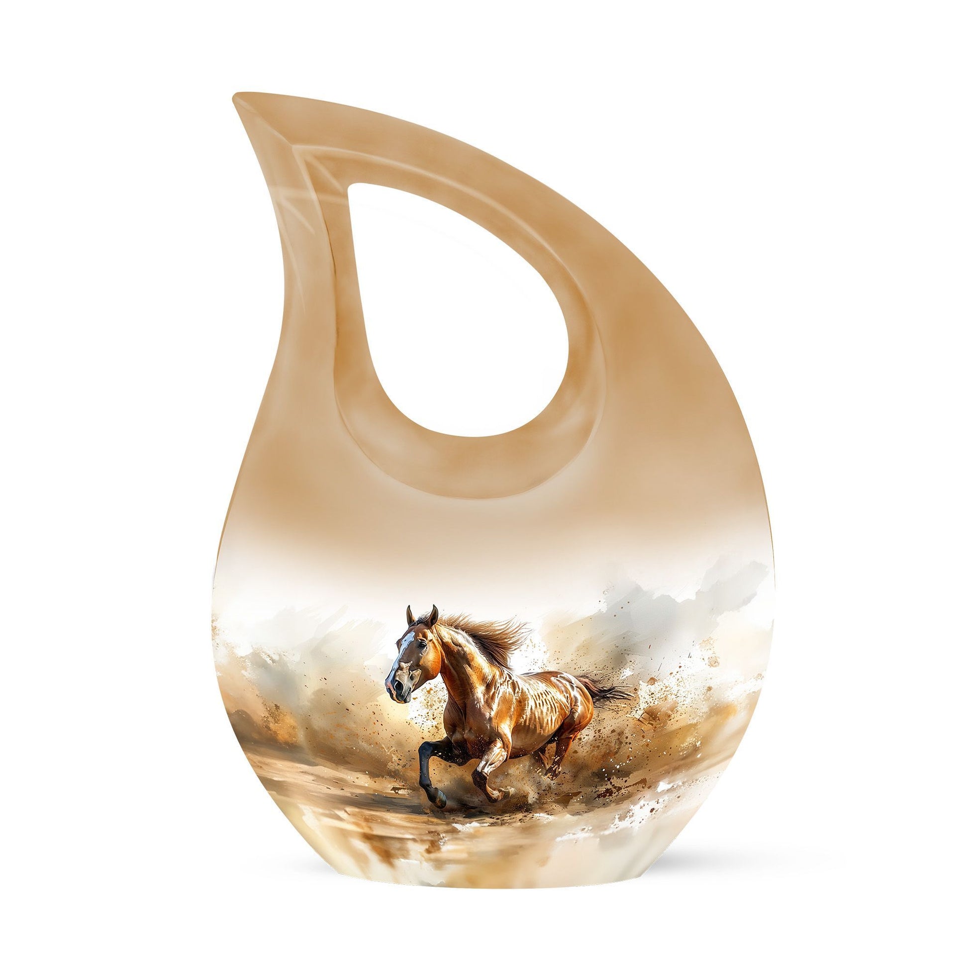 10 Inch Running Horse Memorial Urn