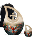 Cardinal Theme Large Urn With 1 Keepsake Urn