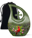 Cardinal Theme Large Urn 10 Inch
