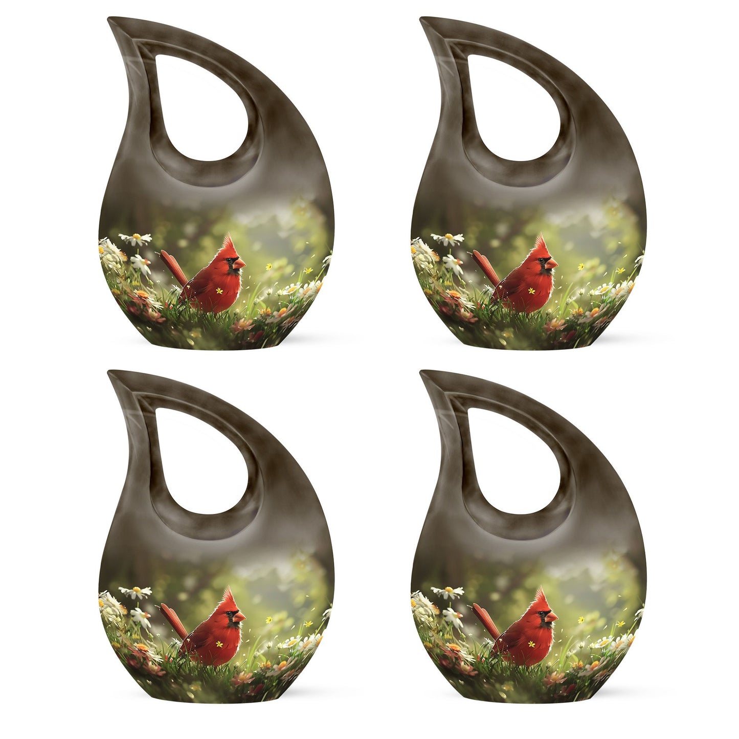 Cardinal Theme 3 Inch Keepsake Pack of 4