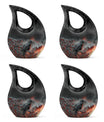 10 Inch Crow Urn with Cross Drop design Urn