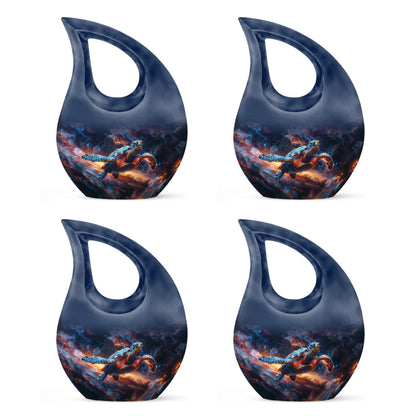 10-inch turtle-themed large cremation urn