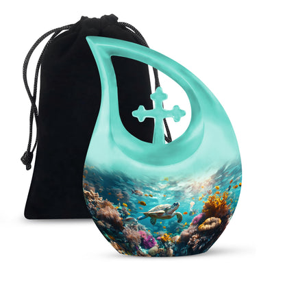 Personalized Turtle Cremation Urn for Men & Women - Yatskia