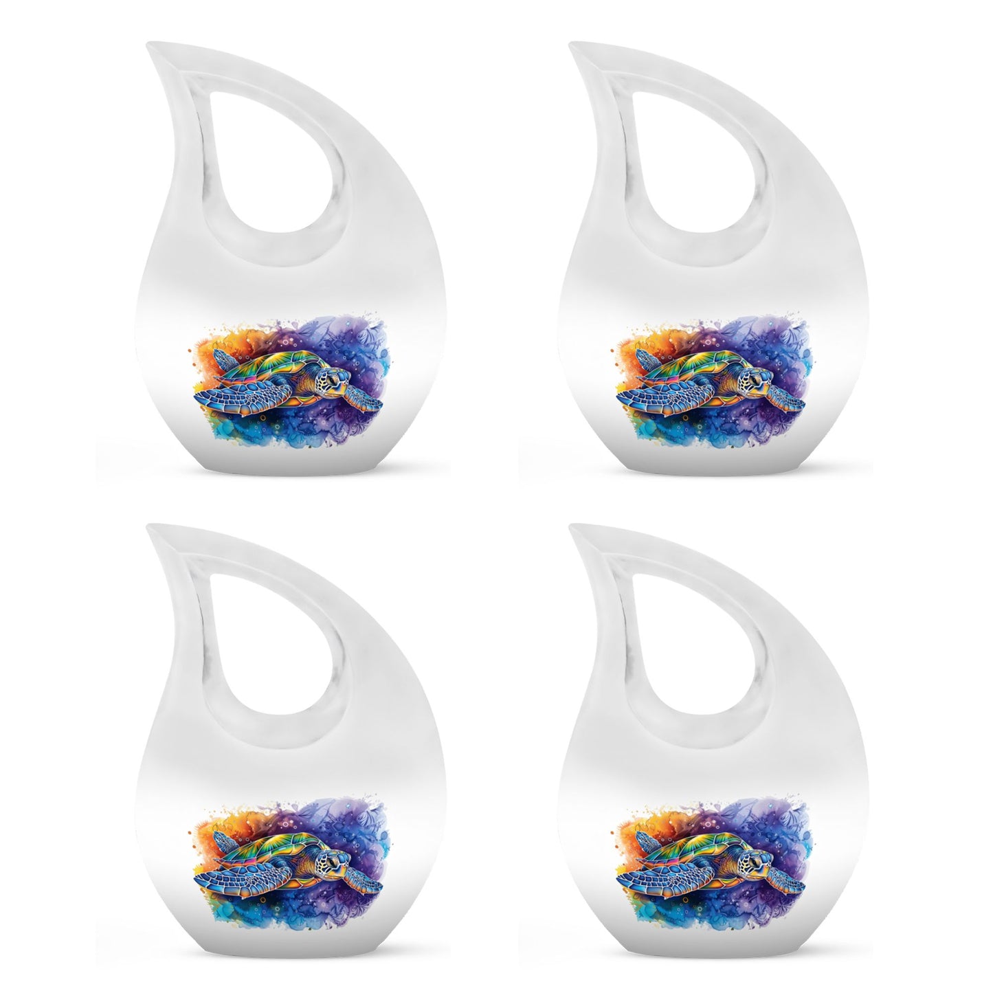 Turtle Theme 3 Inch Keepsake Pack of 4