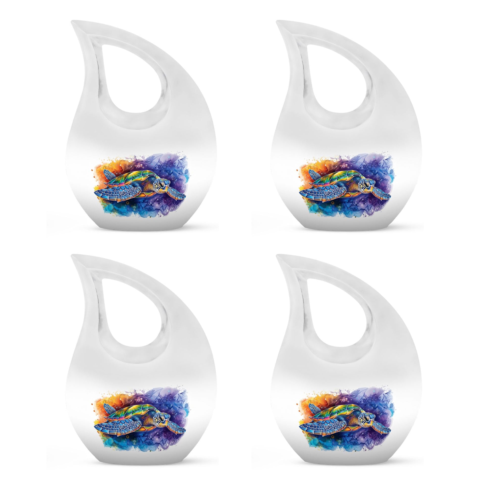 Turtle Theme 3 Inch Keepsake Pack of 4