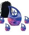 Turtle Cremation Burial Urns For Adult Human - Lavender Cremation Ashes Urns Combo