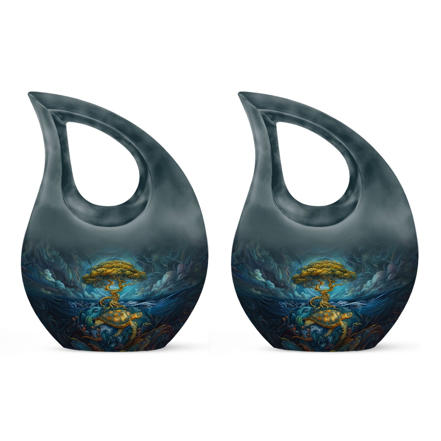 Turtle Theme 3 Inch Keepsake Pack of 2