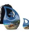 Beach Cremation Urns For Human - Turtle Memorial Keepsakes For Ashes