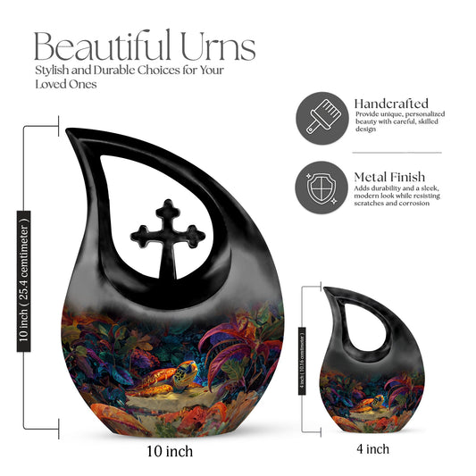 Turtle-themed Funeral Urn