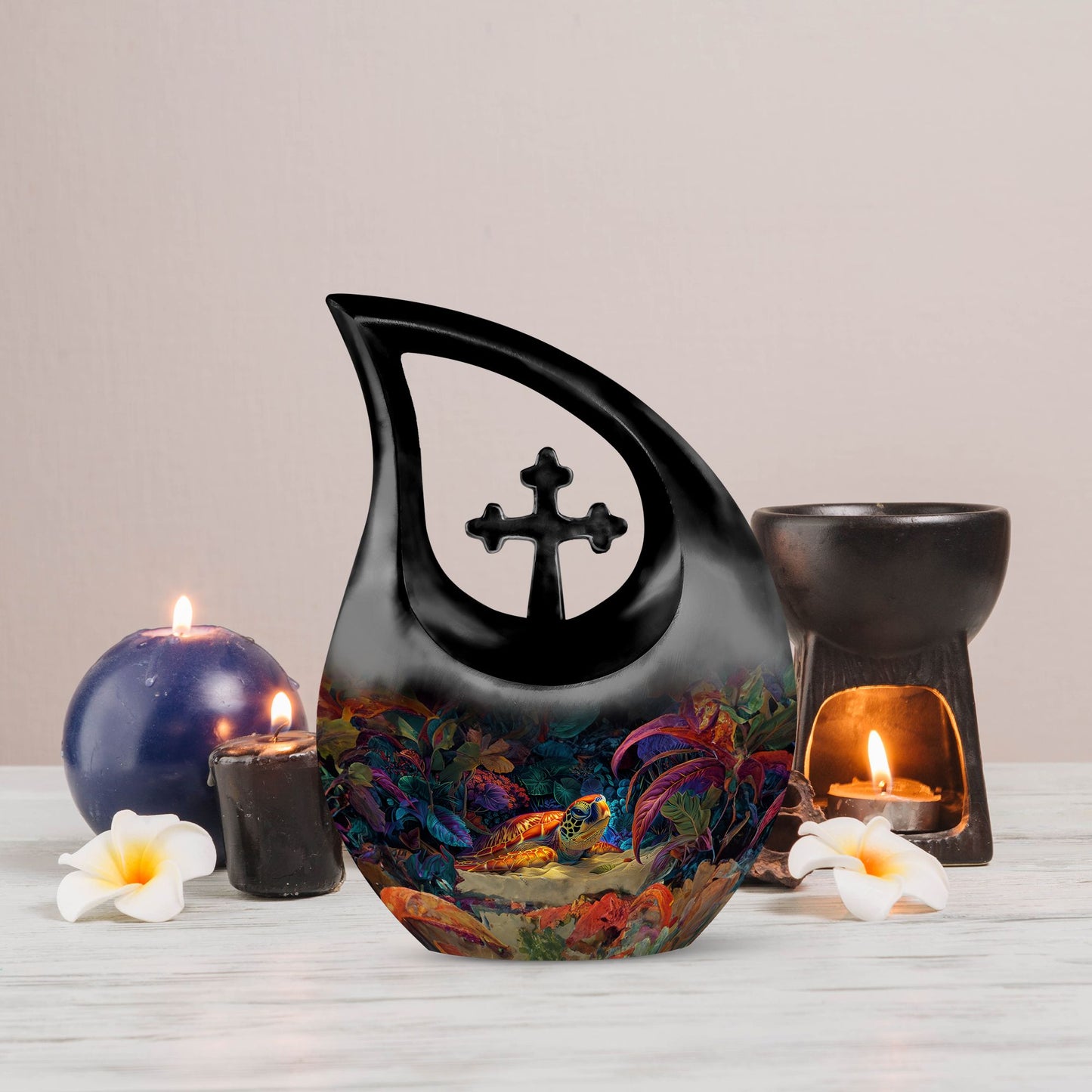 Turtle-themed Funeral Urn